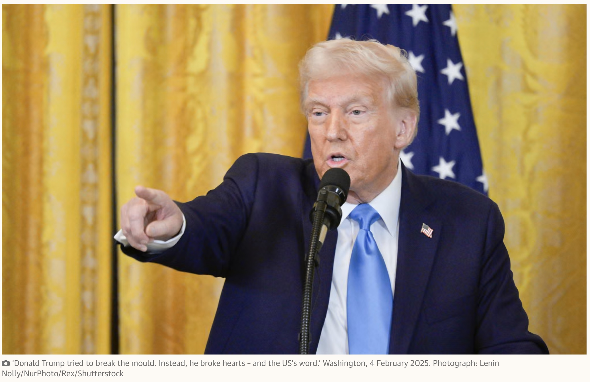 Trumps Gaza power trip tells us this he is just another coward